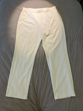 Lands' End Off-White Knit Pants